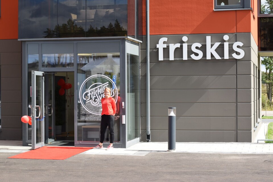 Natalie Olsén, verksamhetschef på Friskis & Svettis utanför nya lokalen i Snurrom.