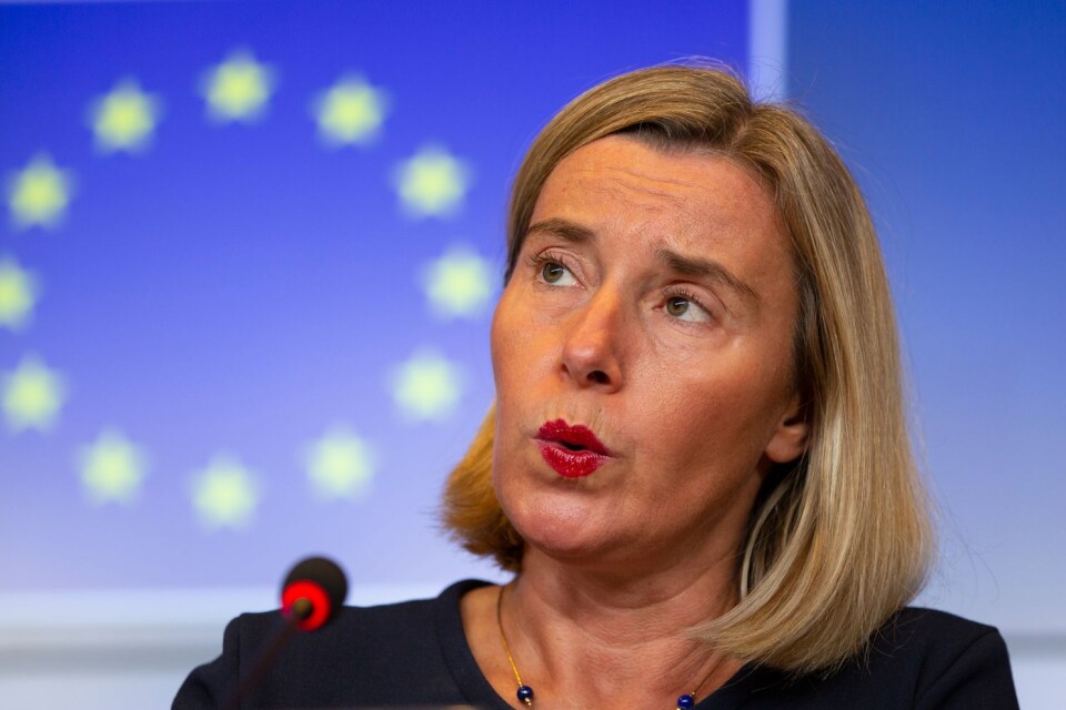 Federica Mogherini, EU:s höga representant och EU-kommissionens vice ordförande