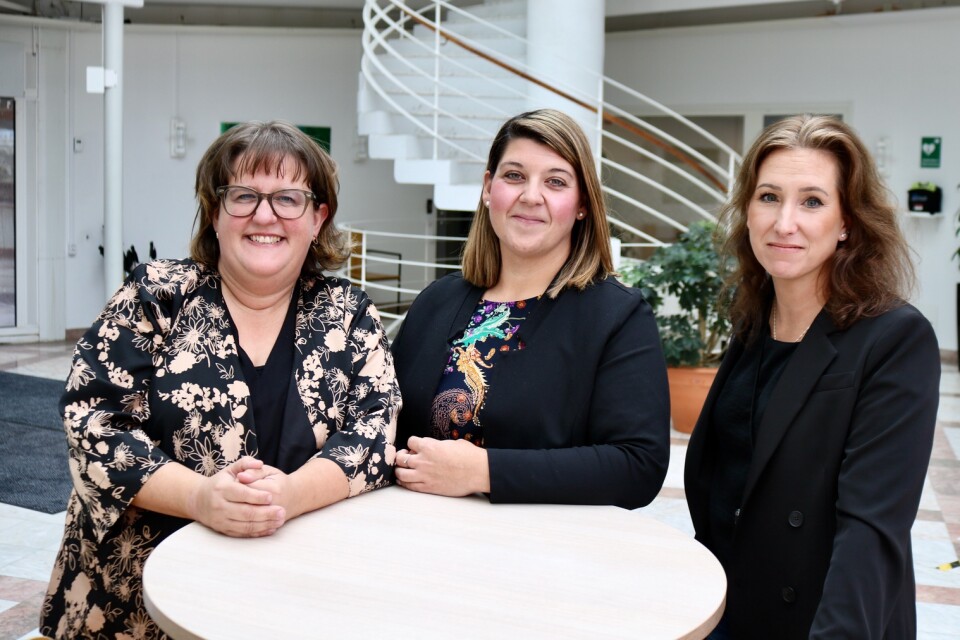 Karin Helmersson (C), Angelica Katsanidou (S) och Lena Granath (V): ”Oavsett hög- eller lågkonjunktur behöver företagen i Kalmar län fortsätta att utvecklas.”