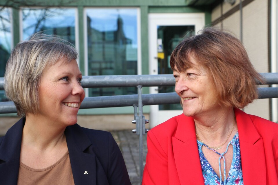 Jeanette Ovesson (M) och Pia Ingvarsson (S) vill båda lägga välfärdsmiljonerna på skolan.