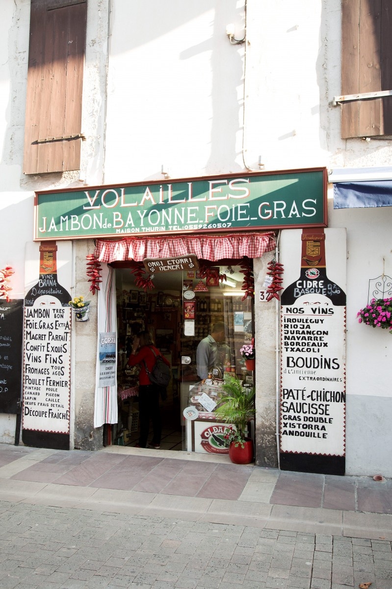 Hela Baskien är fullt med härliga delikatessbutiker med lokala råvaror.
Foto: Linda Romppala