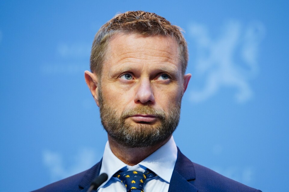 Norges hälsominister Bent Høie (H).