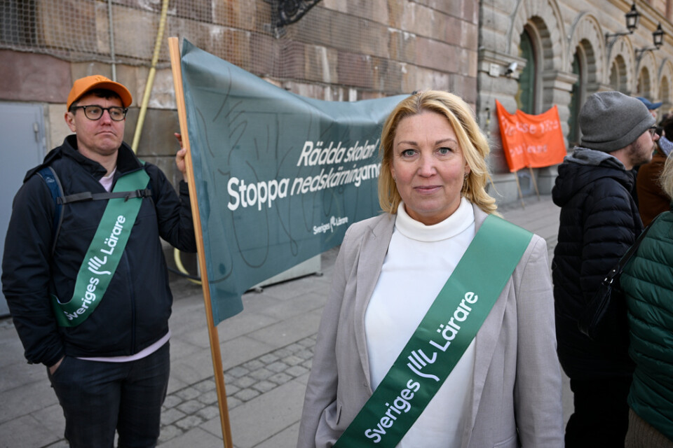 Johanna Jaara Åstrand, ordförande för Sveriges Lärare.
