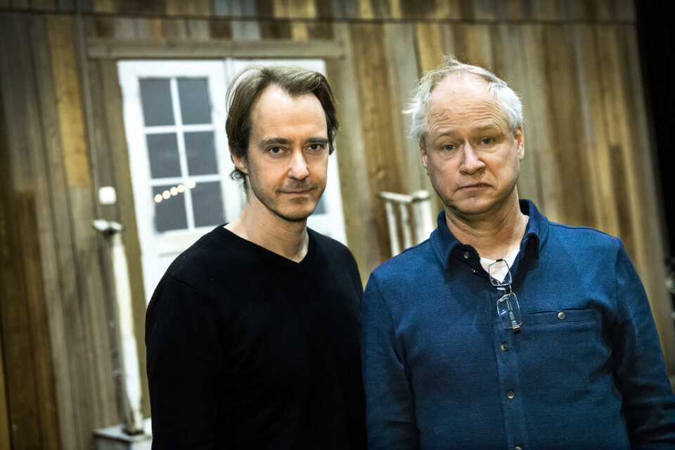 Jonas Karlsson och Robert Gustafsson får förtroendet att ytterligare en gång spela bröderna Babbitt i teateruppsättningen av "Rain man".
