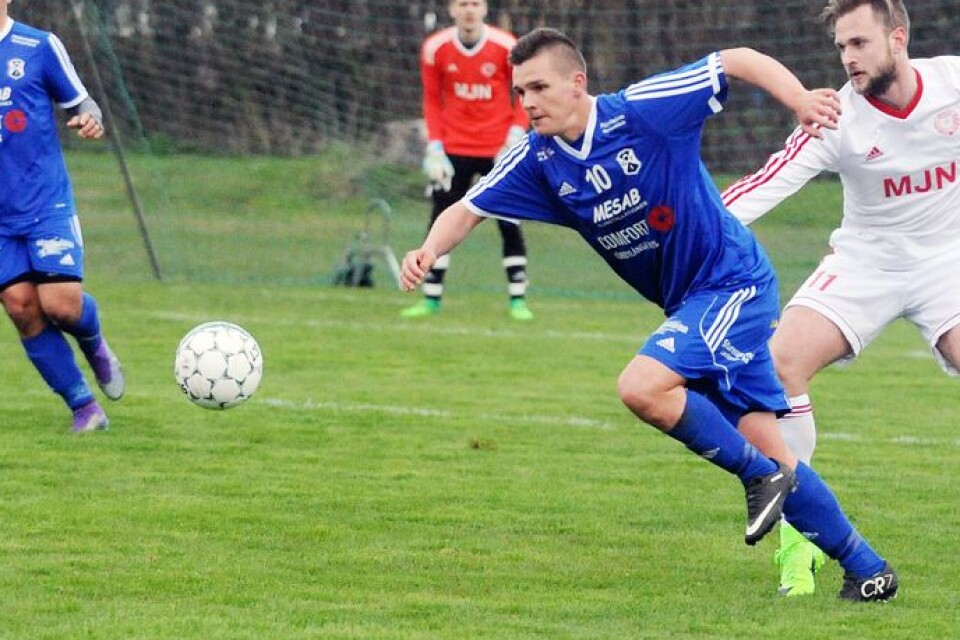 Armin Huseinovic gjorde två mål mot Kalmar City.