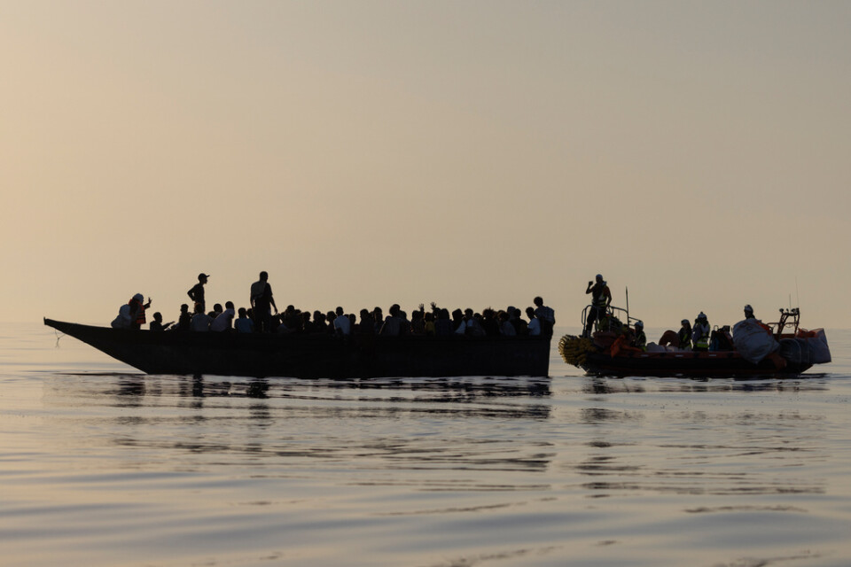 Antalet migranter som försöker ta sig över Medelhavet till Italien ökar. Arkivbild.