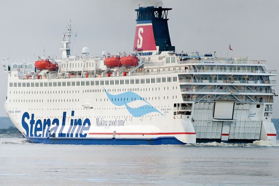Stena Spirit trafikerar Karlskrona-Gdynia.