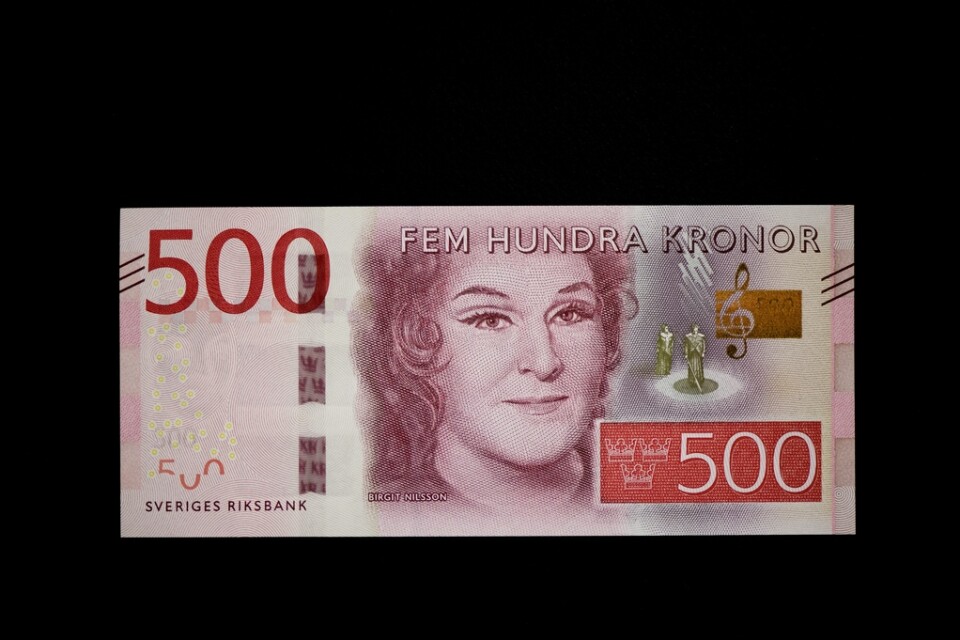 Antalet upptäckta falska 500-kronorssedlar ökar i Stockholmstrakten. Arkivbild.