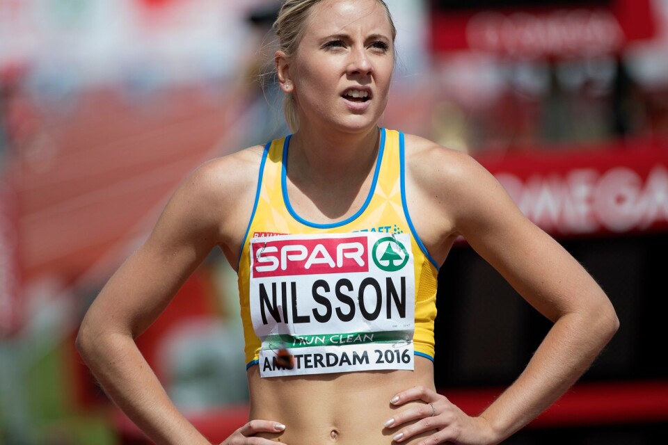 AMSTERDAM 20160706
Pernilla Nilsson i försöken på 200 meter under EM i Amsterdam.