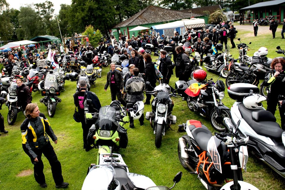 Motor-cycle meeting on Tuesdays at Tydingesjöns camping.
