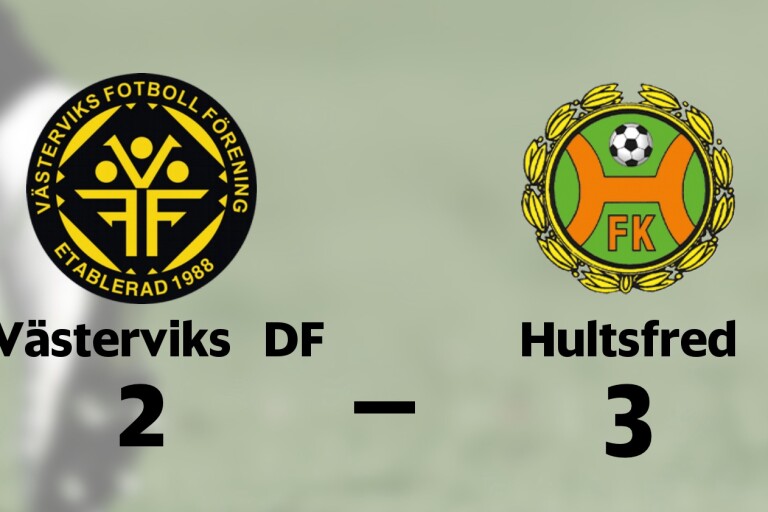 Tuff match slutade med seger för Hultsfred mot Västerviks DF