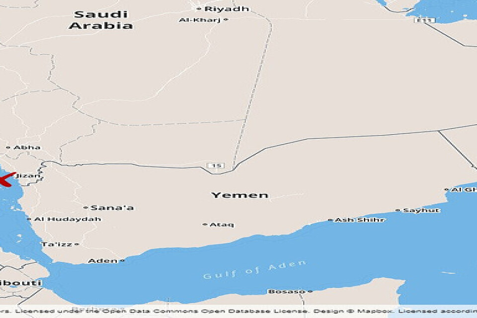 Saudiarabien uppger sig ha skjutit ned en drönare med en bomb på väg mot flygplatsen i Jizan.