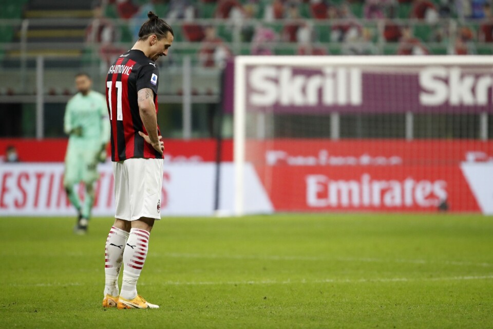 Zlatan Ibrahimovic och hans Milan lyckades inte göra mål på Atalanta.