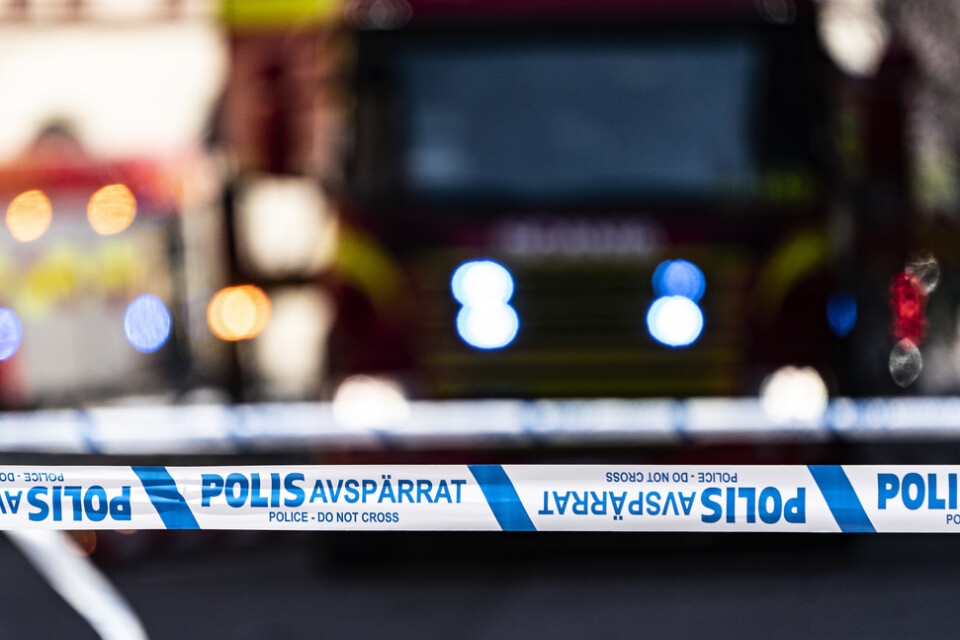 En brand utbröt i en fastighet i Bredäng i södra Stockholm under torsdagskvällen. Arkivbild.