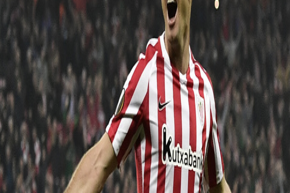 Athletic Bilbaos Aritz Aduriz gjorde enda målet i säsongspremiären mot Barcelona. Arkivbild.