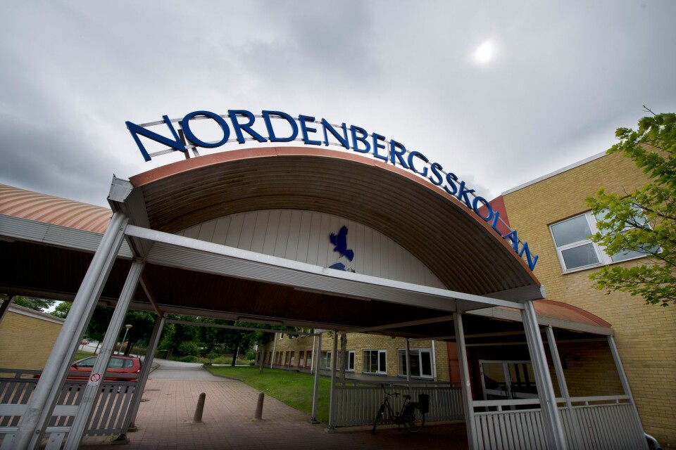Nordenbergsskolan fick ett hotbrev som ledde till polislarm.