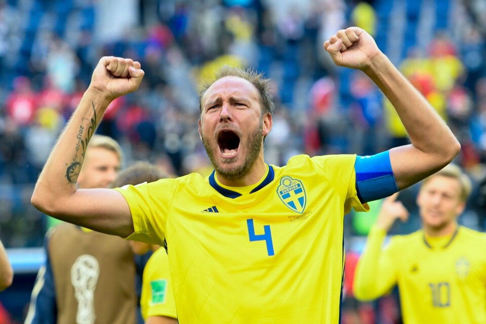 Fotbollslandslagets Andreas Granqvist under sommarens VM i Ryssland.