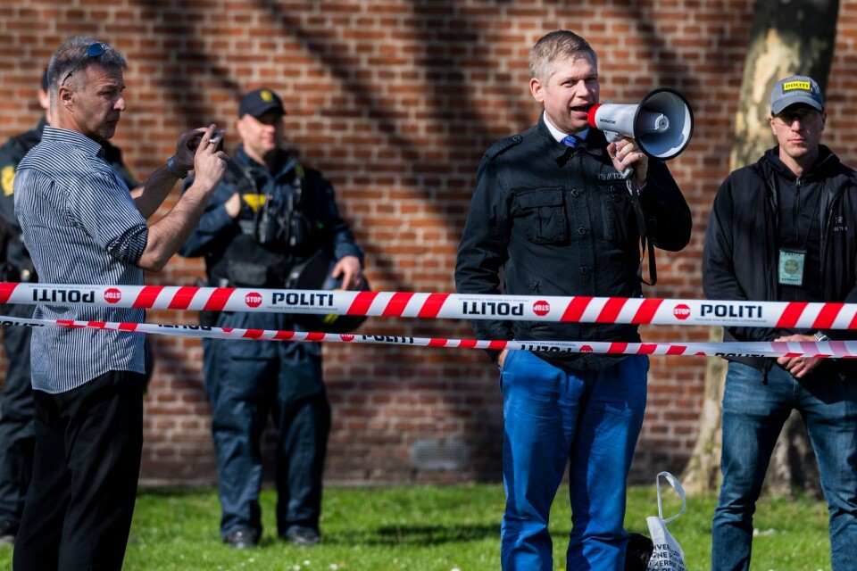 Allt tal om att det handlar om yttrandefrihet är bara dimridåer, skriver krönikören Jesper Strömbäck angående Rasmus Paludans (bilden) demonstrationer och upploppen de har lett till.