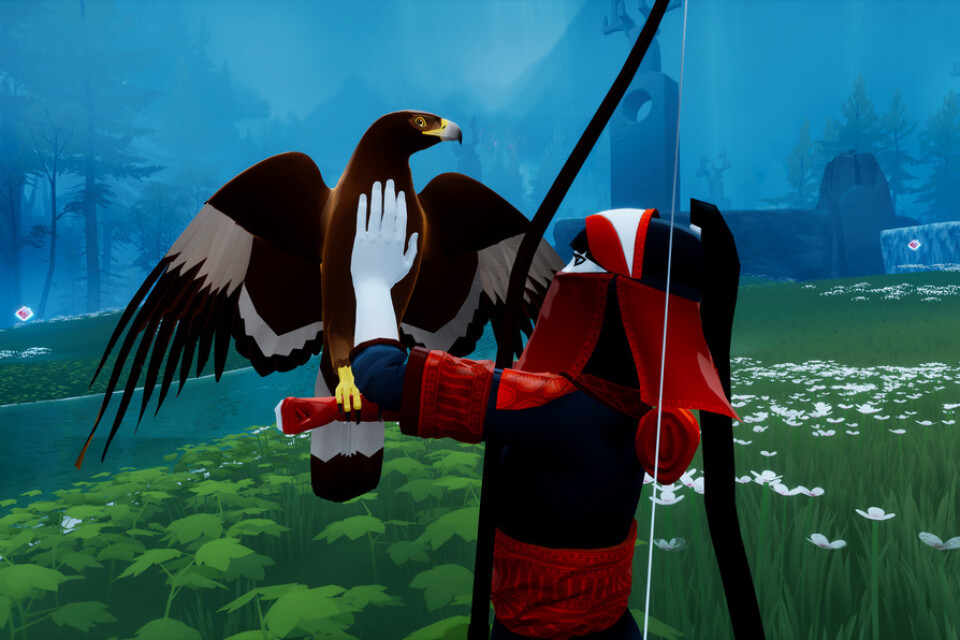 Relationen mellan jägaren och örnen är det som gör att spelarna fastnar, enligt utvecklaren Giant Squid. Pressbild.