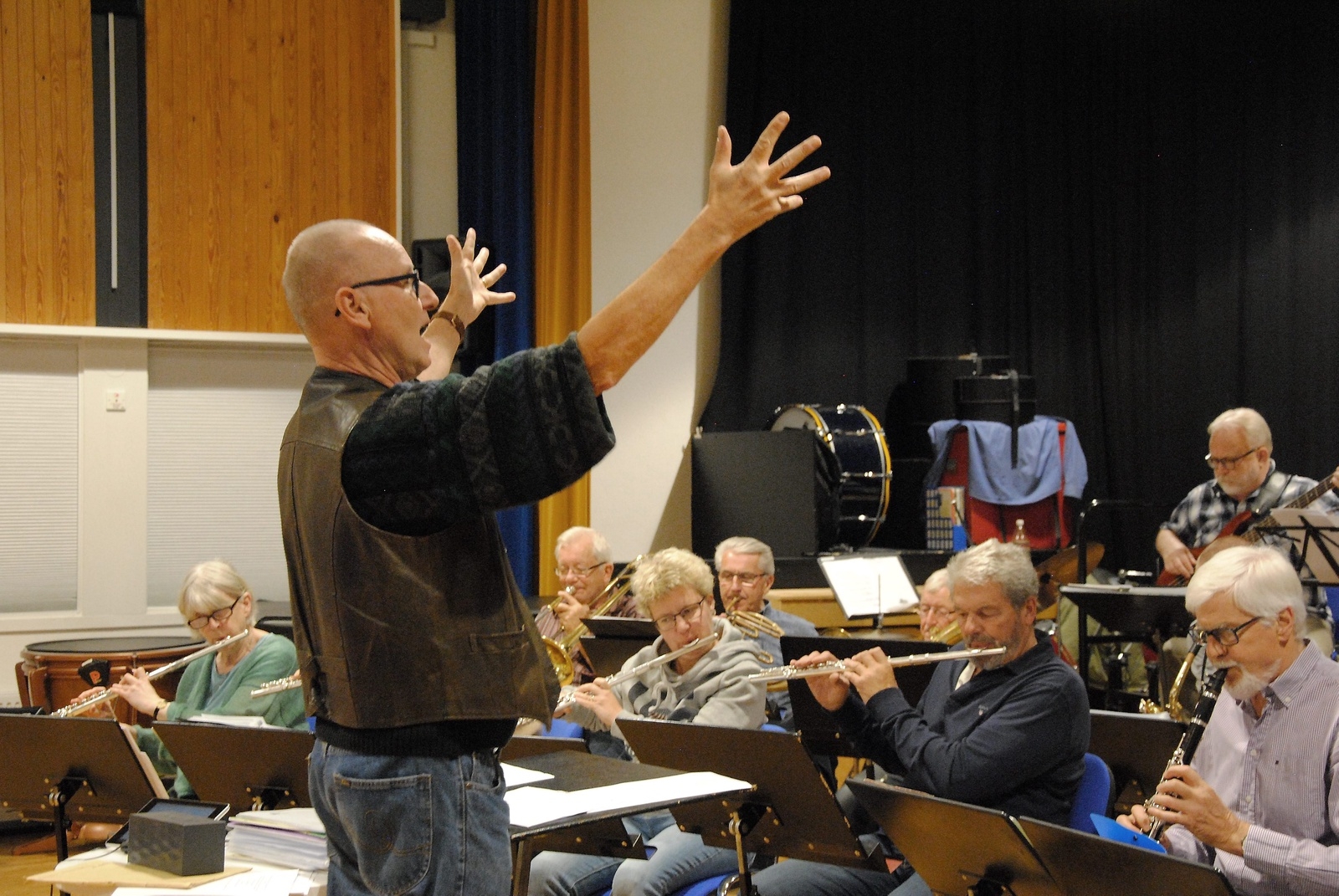 Lars Ward, dirigent och musiklärare, Blåslaget, Osby.