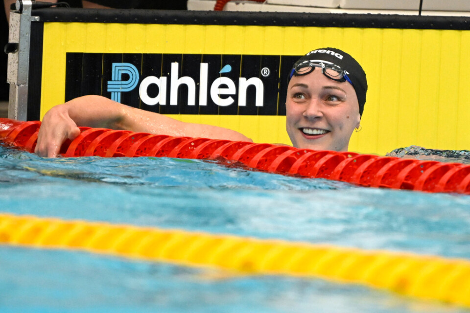 Sarah Sjöström vann 50 meter fritt i Swim Open på nytt världsårsbästa.