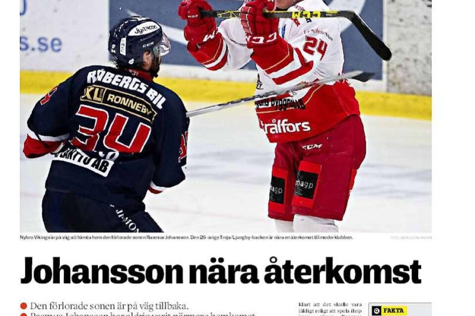 Avslöjandet i Sporten torsdagen 18 maj.