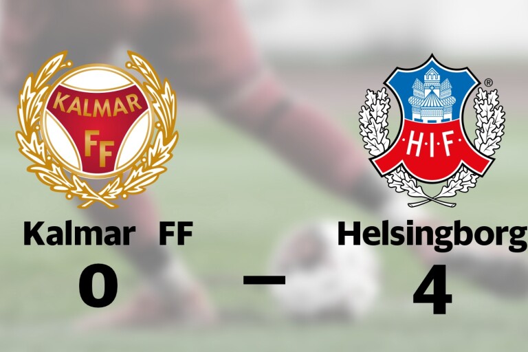 Kalmar FF fick ge sig i toppmötet med Helsingborg