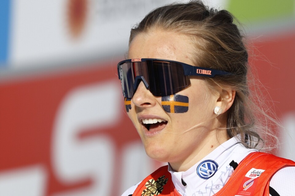 Minst två år, kanske ännu längre – så lång tid kan det dröja innan Stina Nilsson är med och utmanar om mästerskapsmedaljer i skidskytte, tror svenske landslagstränaren Johannes Lukas. Arkivbild.