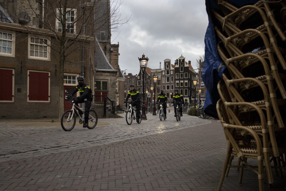 Nederländerna är, precis som många andra delar av Europa, nedstängt.
