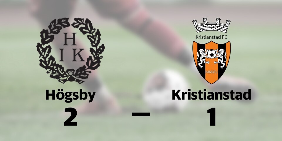 Högsby besegrade Kristianstad på hemmaplan