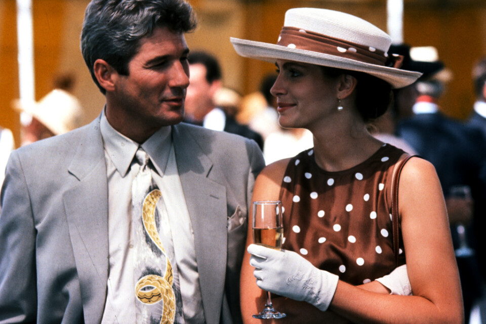 Richard Gere och Julia Roberts i filmen "Pretty Woman" från 1990. Pressbild.