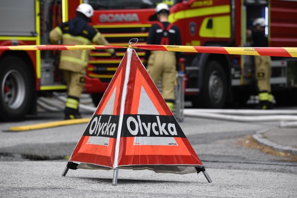 Ingen person skadades i samband med branden i Håbo. Arkivbild.