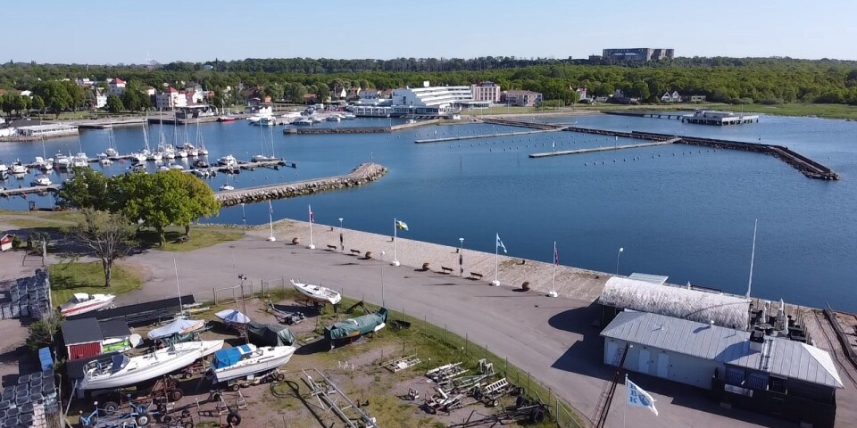 Yttre hamnen i Borgholms hamn.