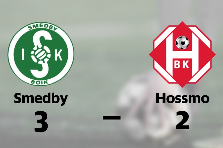 Tuff match slutade med seger för Smedby mot Hossmo