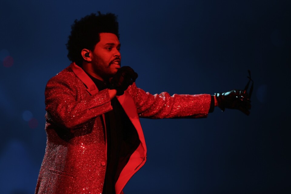 The Weeknd är en av förra årets populäraste artister. Arkivbild.