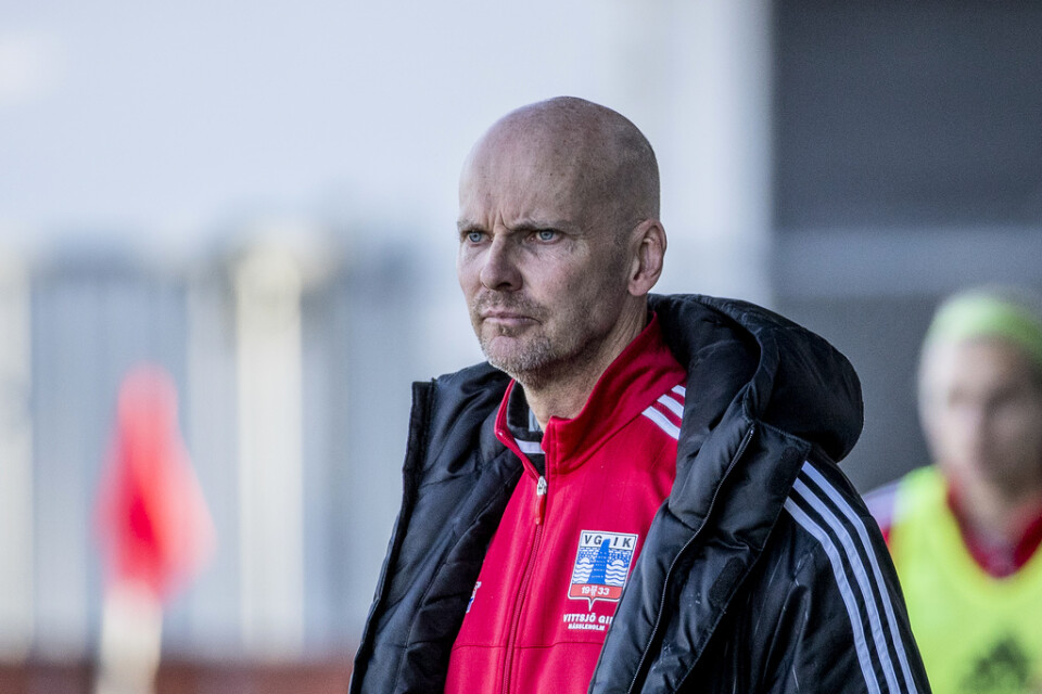 Vittsjös tränare Thomas Mårtensson. Arkivbild.