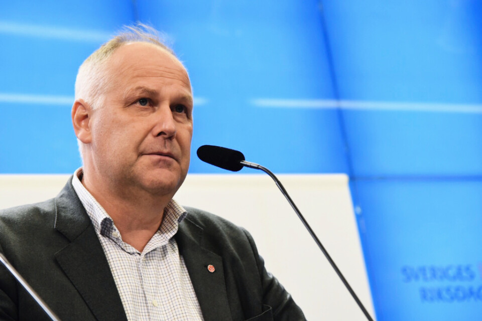 Vänsterpartiets partiledare Jonas Sjöstedt. Arkivbild.