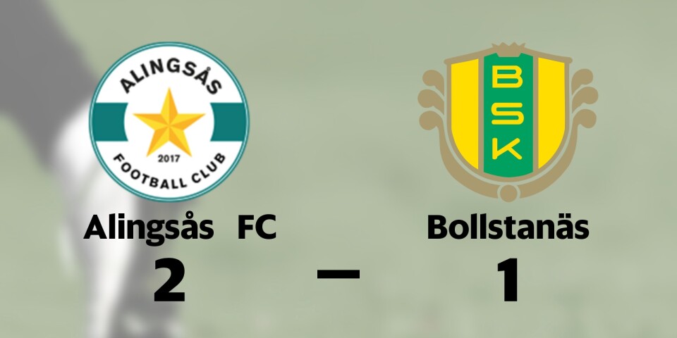 Alingsås FC avgjorde i första halvlek mot Bollstanäs