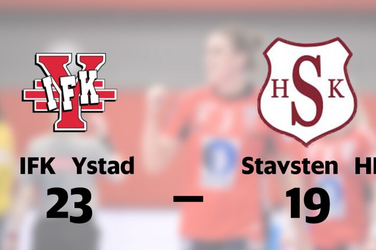 Förlust för Stavsten HK borta mot IFK Ystad