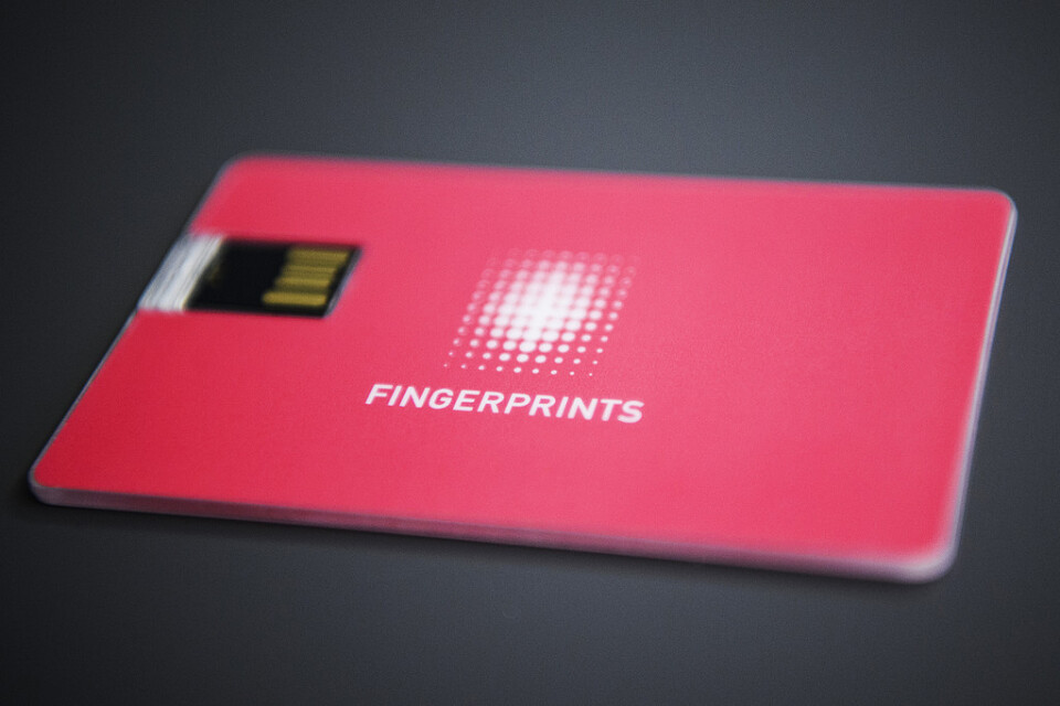 Fingerprint Cards stängde upp nästan fem procent. Arkivbild.