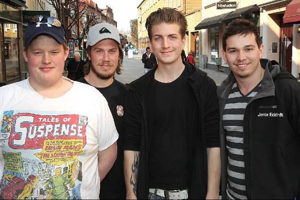 Killarna i Eventgruppen Syd – Joakim Stedtjer, Fredrik Svensson, Dennis Persson och Jonte Eckhardt – känner att det finns ett tomrum att fylla vad gäller rockkonserter i Trelleborg.