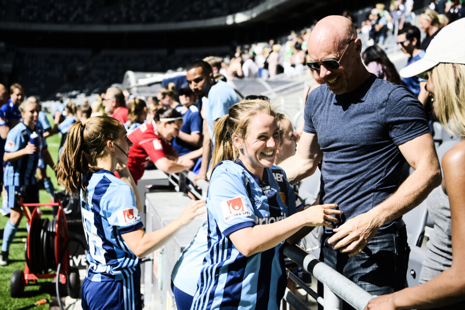 Irma Helin efter en allsvensk match med Djurgården 2018. Arkivbild.