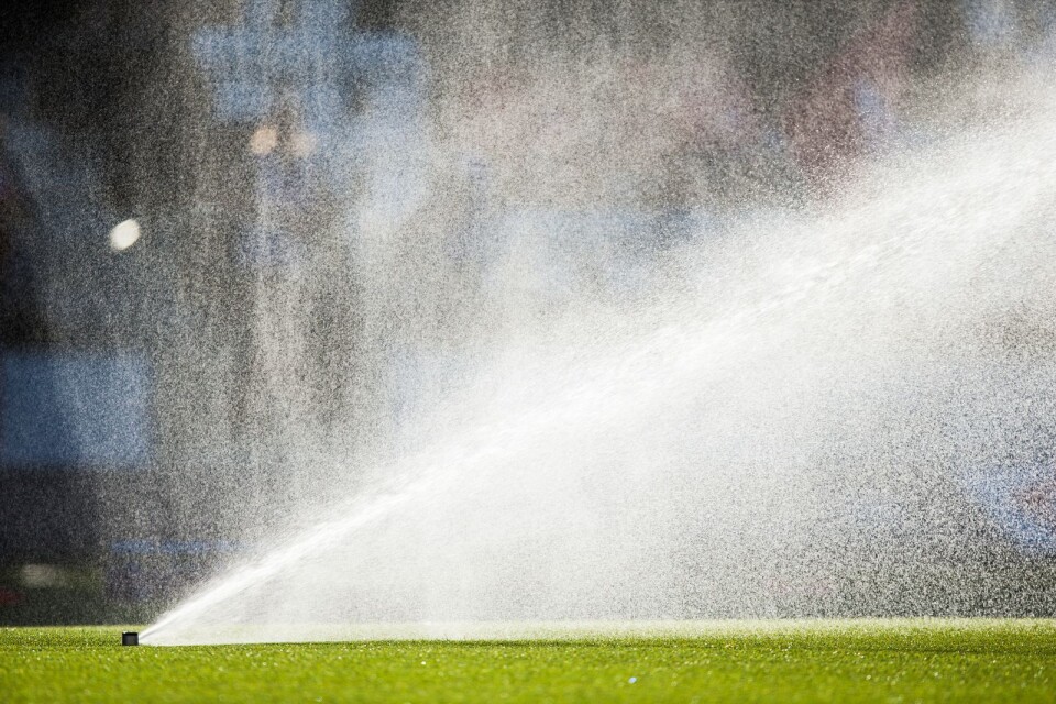 Vattenspridare förbjuds nu villaträdgårdar i Sölvesborg. Foto: Trond Reidar Teigen / NTB scanpix / TT