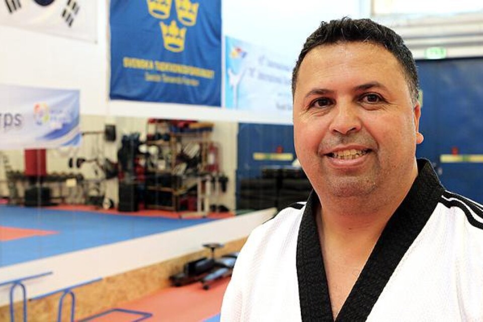 Chakir Chelbat, ordförande i Trelleborg Taekwondoklubb.
