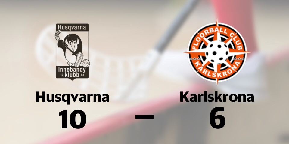 Husqvarna IK vann mot FBC Karlskrona