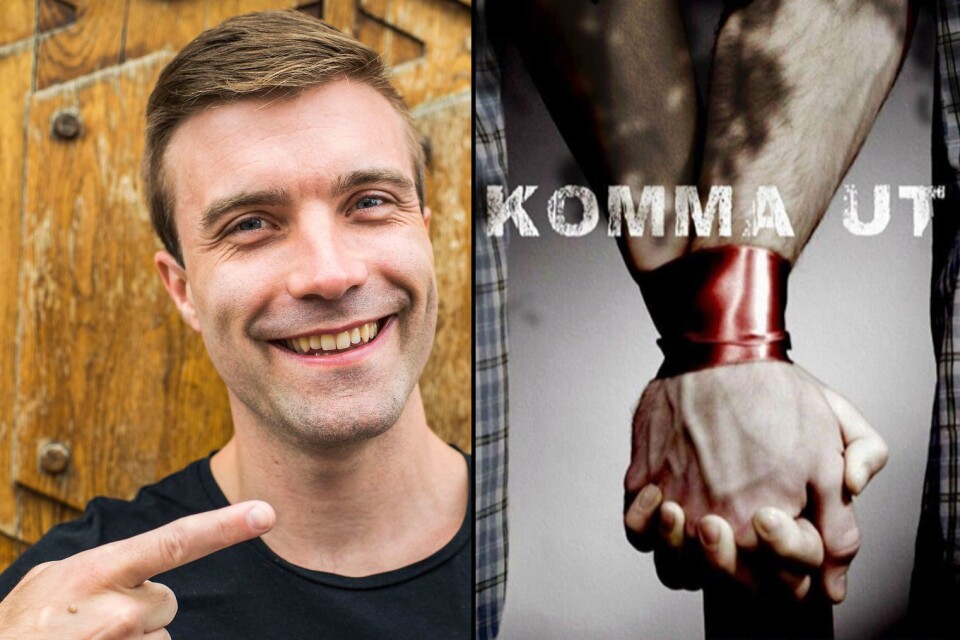 Oskar Sternulf och hans HBTQ-monolog ”Komma ut” visas digitalt tre gånger under Prideveckan som fick ställa in i Blekinge.