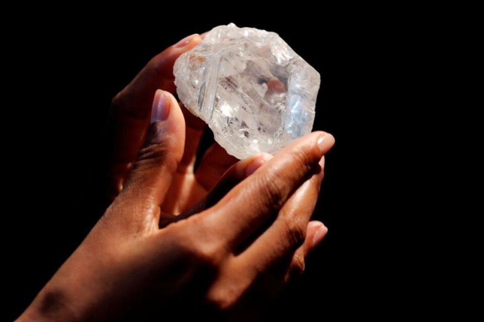 "Lesedi La Rona", världens största oslipade diamant. Arkivbild.