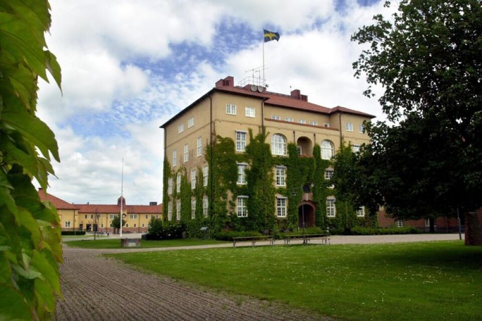 Högskolan Kristianstads huvudbyggnad.