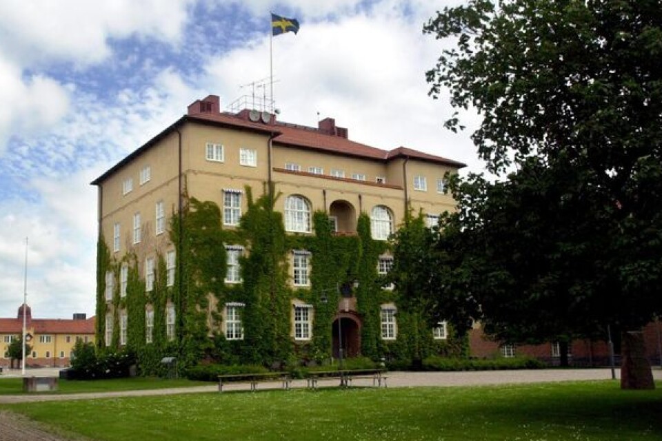 Högskolan Kristianstads huvudbyggnad.