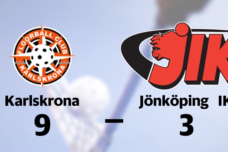 Karlskrona vann mot Jönköping IK U – trots underläge